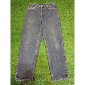 Lands' End Lined Jeans Flannel Lined‎ Denim Pants Warm Winter 32 Regular